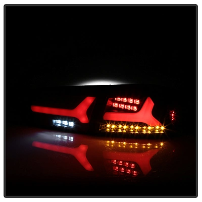 Фонари для Mitsubishi Lancer X. Черные
