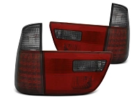 Фонари для BMW X5 E53. Светодиодные, красные, тонированные