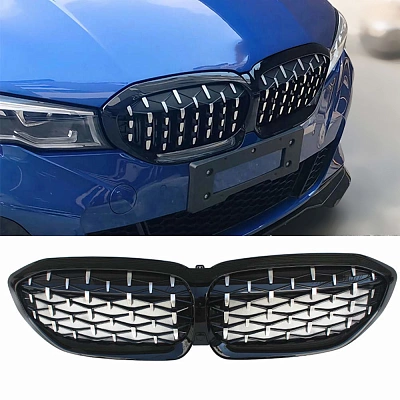 Решетки радиатора для BMW G20. Черные Решетки радиатора для BMW G20. Черные