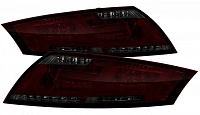 Фонари для Audi TT 2007-13. Светодиодные, красные, тонированные
