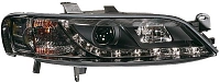 Комплект фар для Opel Vectra B 1999-01. Черные