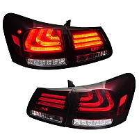 Фонари для Lexus GS300 350 2006-12. Светодиодные, красные, тонированные
