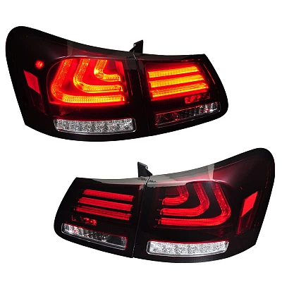 Фонари для Lexus GS300 350 2006-12. Светодиодные, красные, тонированные