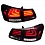 Фонари для Lexus GS300 350 2006-12. Светодиодные, красные, тонированные