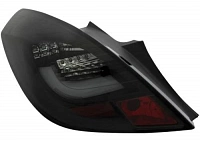 Фонари для Opel Corsa D 3D. Светодиодные,. Черные
