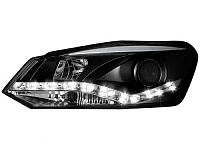 Комплект фар для VW Polo с 2009. Черные