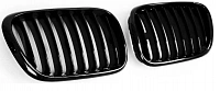 Решетки радиатора для BMW X5 E53 1999-03. Черные
