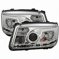 Комплект фар для VW Bora. Хром