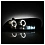 Комплект фар для Dodge Stratus седан 2001-05, Chrysler Sebring седан 2001-03. Черные, ангельские глазки