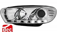 Комплект фар для VW Scirocco с 2008. Хром