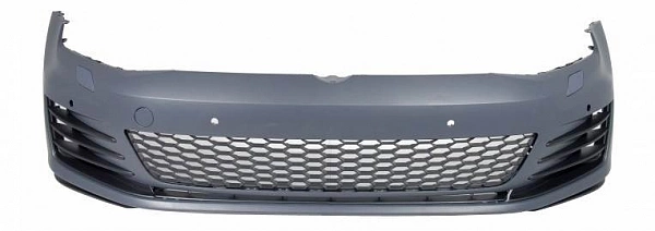 Бампер передний VW Golf 7 2012-17 ГТИ стиль.