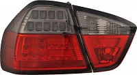 Фонари для BMW E90 седан, 2005-08. Светодиодные, красные, тонированные