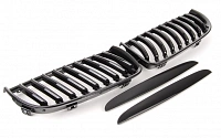 Решетки радиатора для BMW Е90 2005-08. Черные, М-Перфоманс стиль