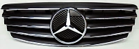 Решетка радиатора для Mercedes-Benz E-класс W211 2002-06. АМГ стиль