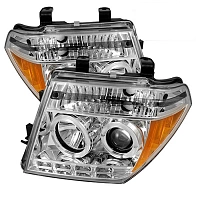 Комплект фар Nissan Pathfinder, Nissan Frontier 2005-2010. Хром