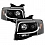 Комплект фар для Ford Expedition 2007-2013, CCFL-габарит. Черные Комплект фар для Ford Expedition 2007-2013, CCFL-габарит. Черные