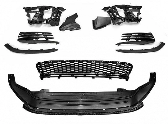 Бампер передний VW Golf 7 2012-17 ГТИ стиль.
