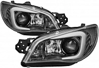 Комплект фар для Subaru Impreza WRX 2005-07. Черные