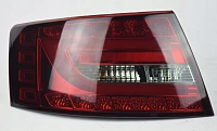 Фонари для Audi A6 4F. Светодиодные, красные, тонированные