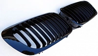 Решетки радиатора для BMW E46 купе 1999-02. Черные